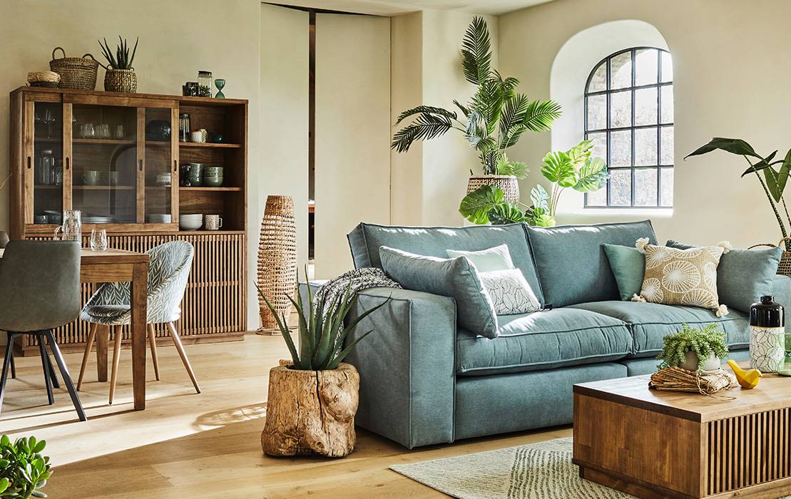 5 idées de décoration de salon avec meuble en teck
